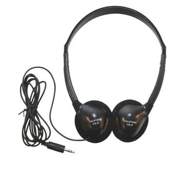 Califone CA-2 lightweight on-ear headphones for bulk school use, perfect for education and student engagement.